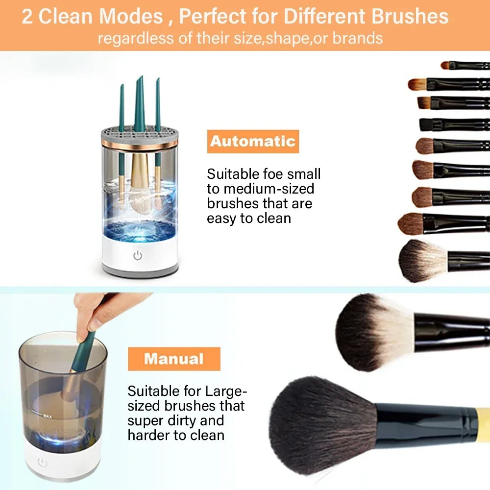 Nuuvit™ Electric Makeup Brush Cleaner